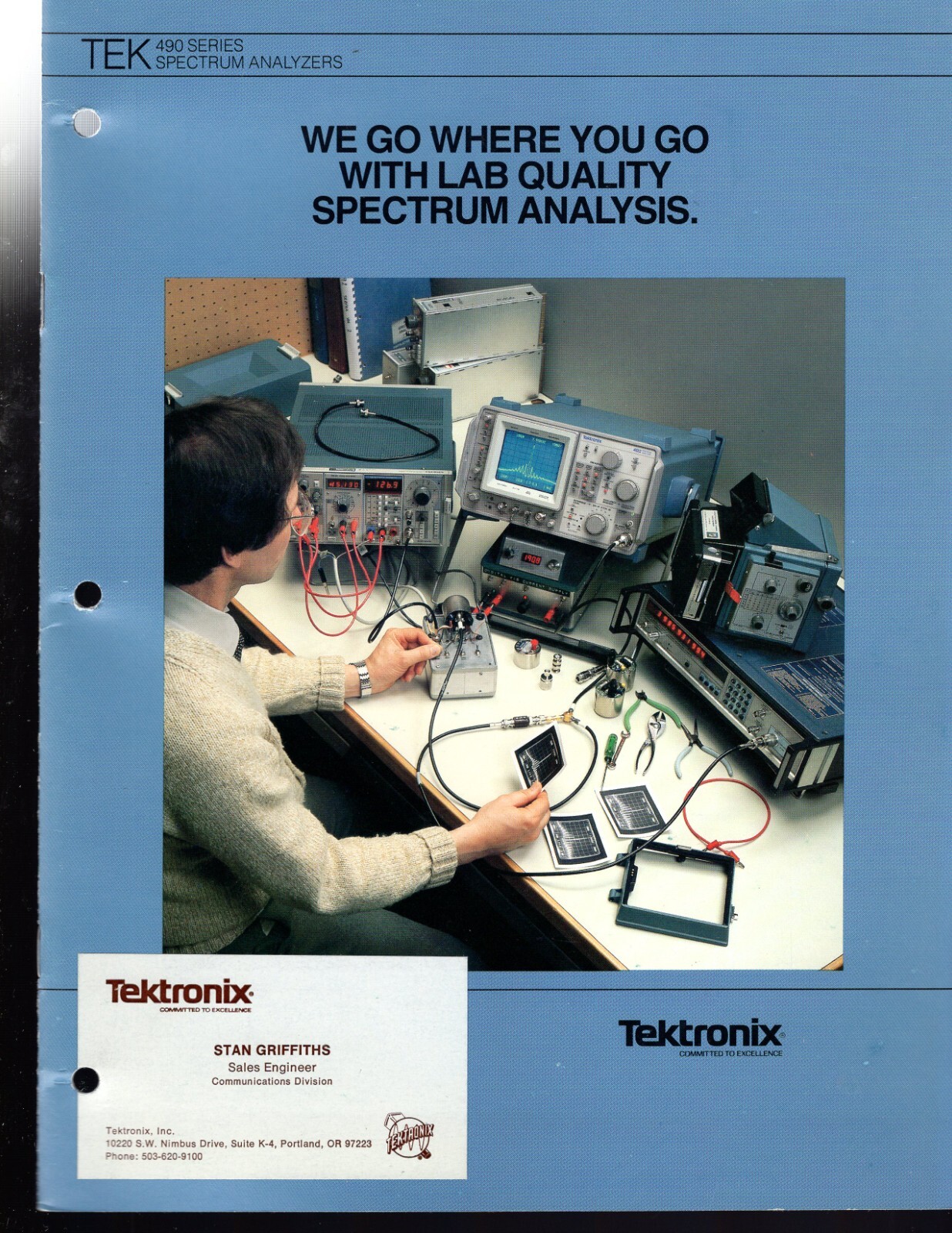 Tektronix App Note 26W-4817-1 We Go Where You Go Lab Quality Spectrum Analysis