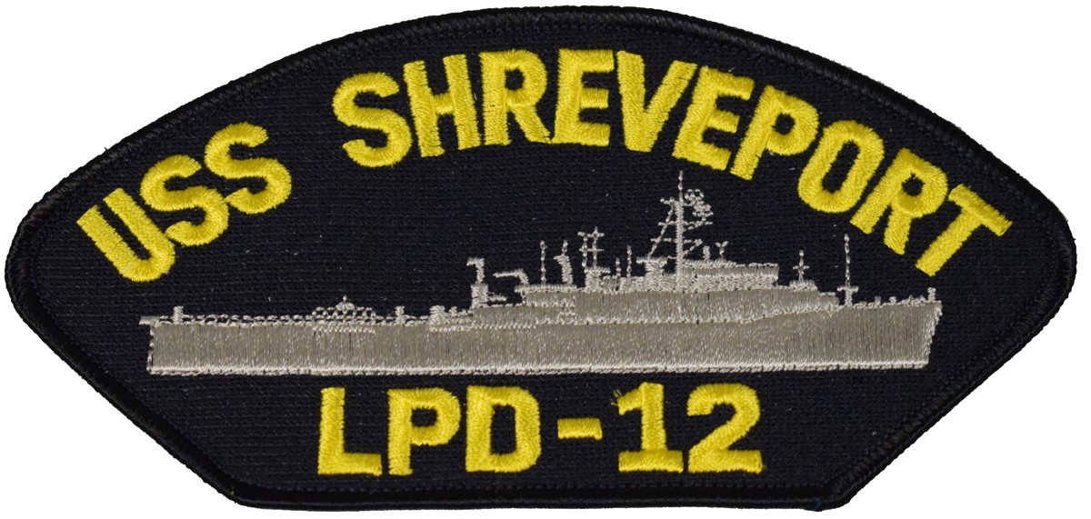 USS SHREVEPORT LPD-12 SHIP PATCH - GREAT COLOR - Veteran Owned Business