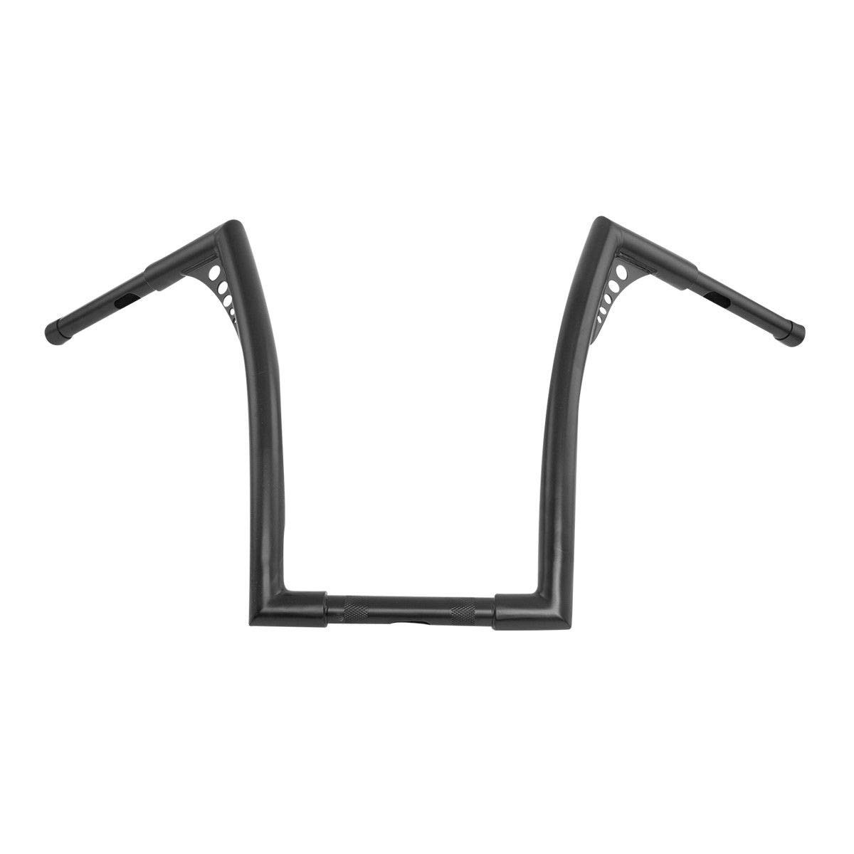 Motorcycle Black 18" Rise Batwing APE Handlebar 1-1/4" Hangers