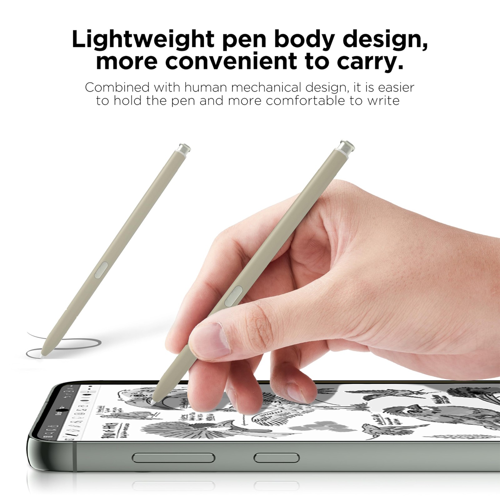 S25 Ultra Pen 4096 Pressure Level for Galaxy S21/22/23/24/Note 10/20 - Smooth