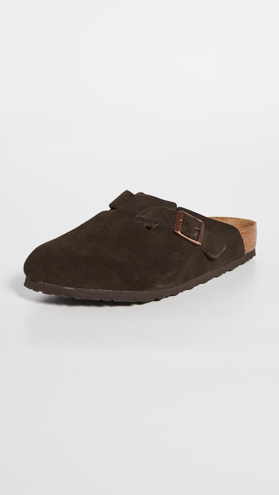 Sz 7-7.5 Women/5-5.5 Men Birkenstock Boston Clog,Mocha Suede,36 M EU
