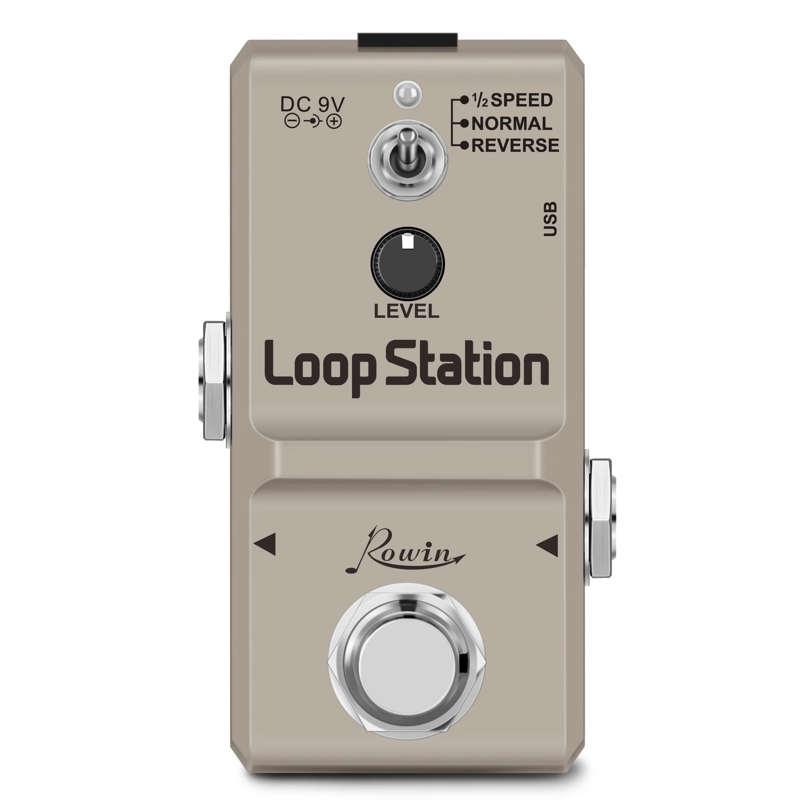 Rowin LN-332S Loop Station Guitar Looper Pedal 10Min Overdub True Bypass