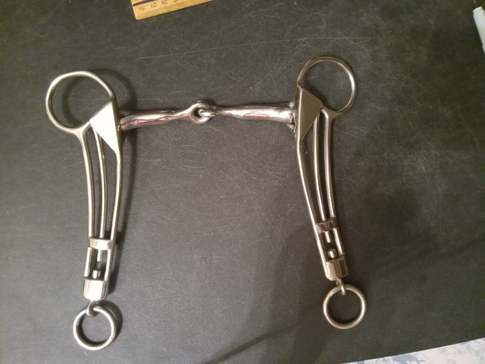 used Icelandic horse bit 6 in snaffle bit stainless