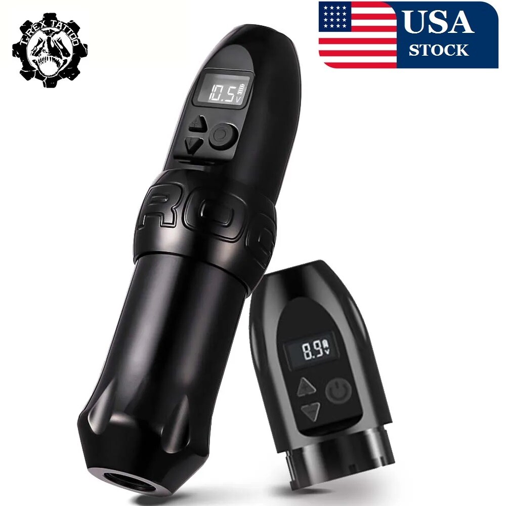 T-Rex Rocket Wireless Tattoo Machine Rotary Pen 1950mAh Battery Coreless Motor