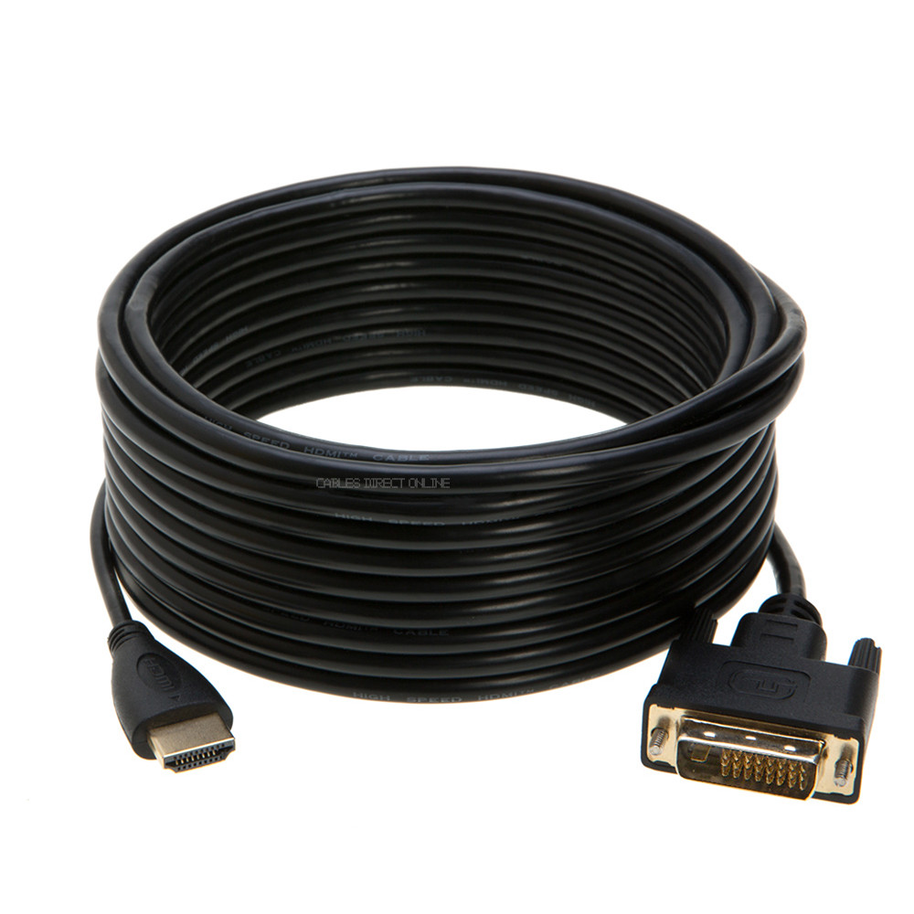DVI-D to HDMI Cable Monitor Cord PC Laptop Monitor LCD Projector Display Adapter