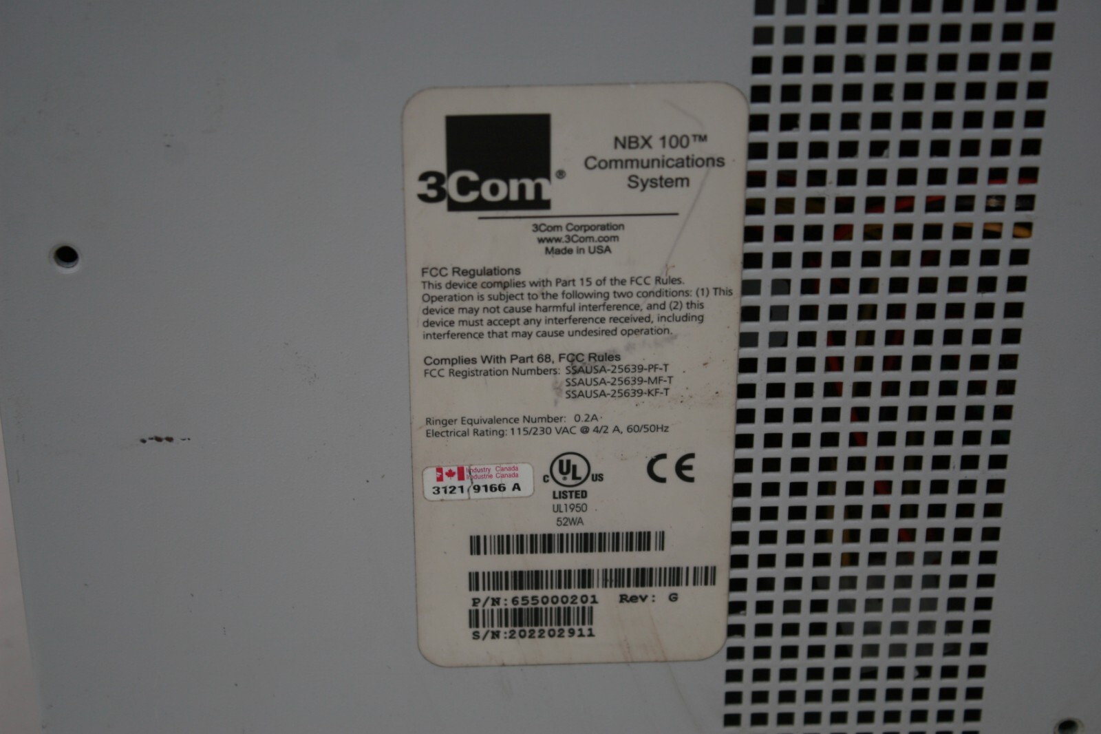 3Com NBX 100 Communications System