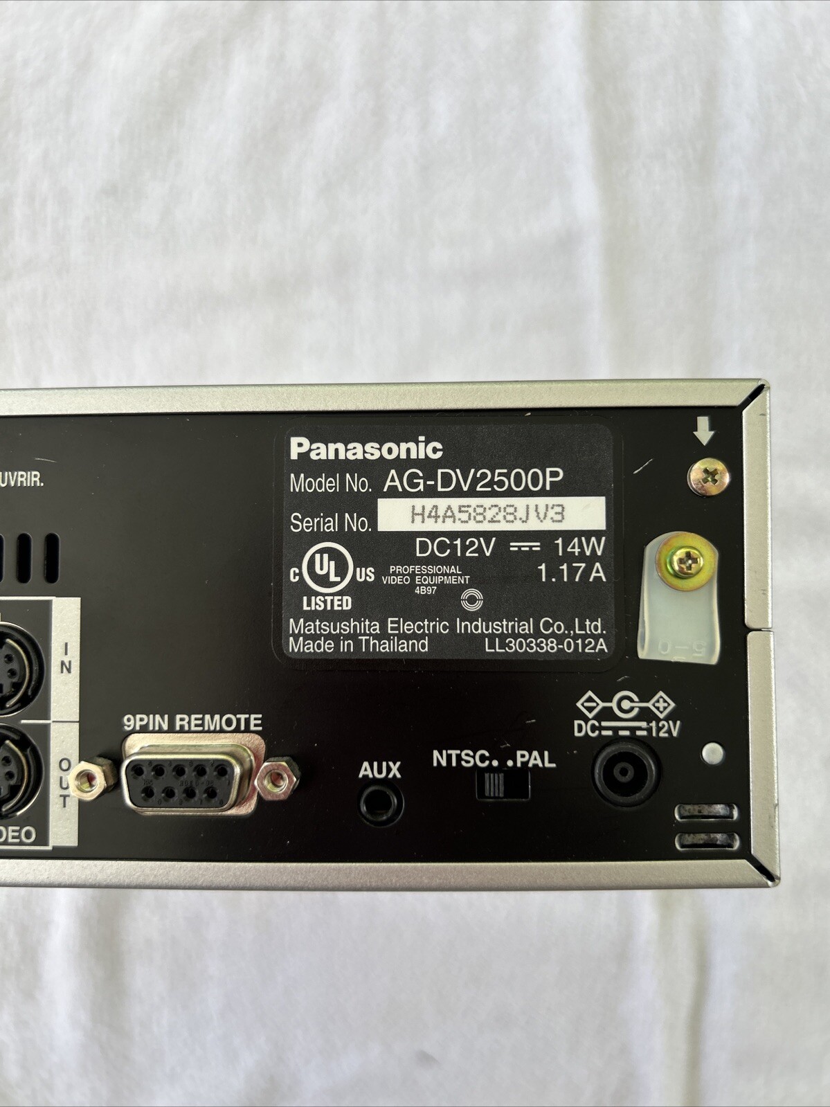 Panasonic AG-DV2500P NTSC/PAL