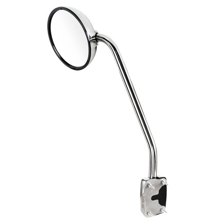 United Pacific 42842 Hood Mirror, LH, Chrome, for Kenworth T680