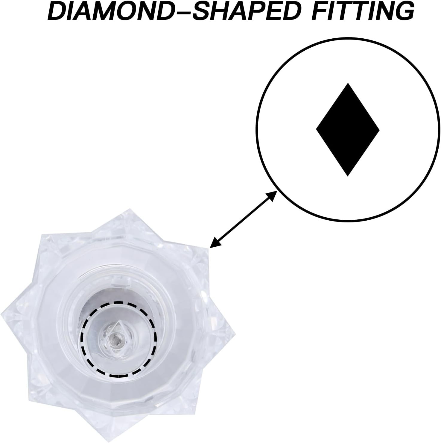 Faucet Handle Replacement Compatible with Delta Faucet RP2391 Single Clear Kn...
