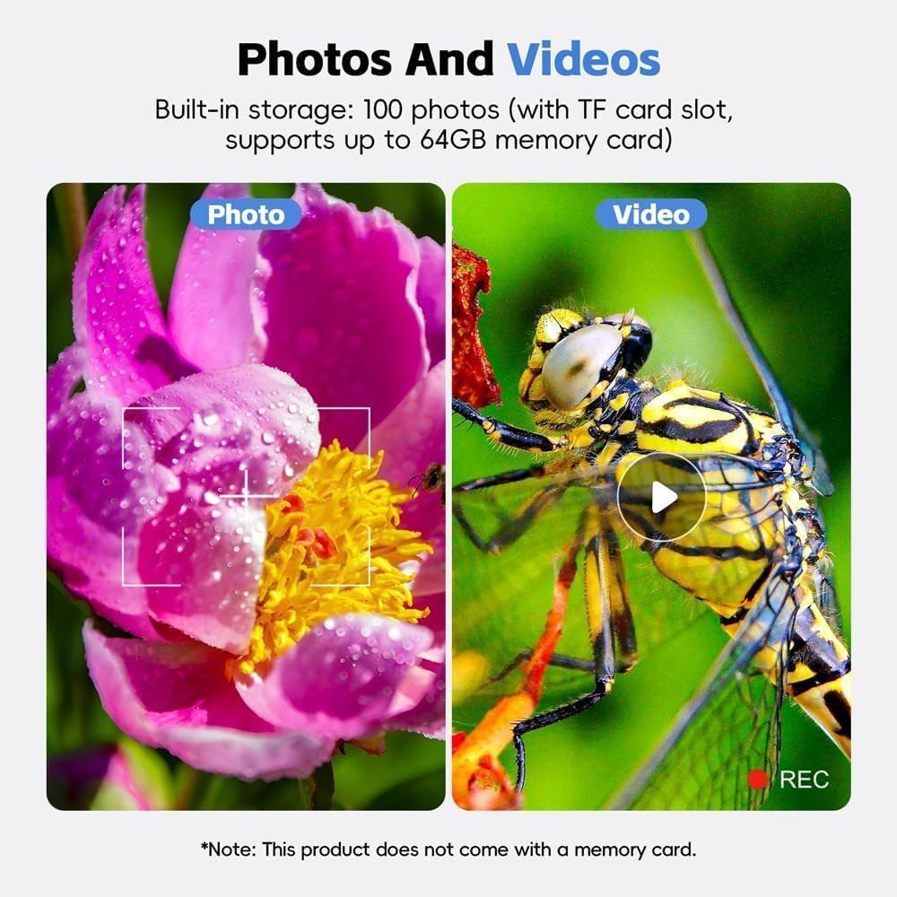 4.3" Digital Microscope for Adults, Coin Microscope 1000X Magnification