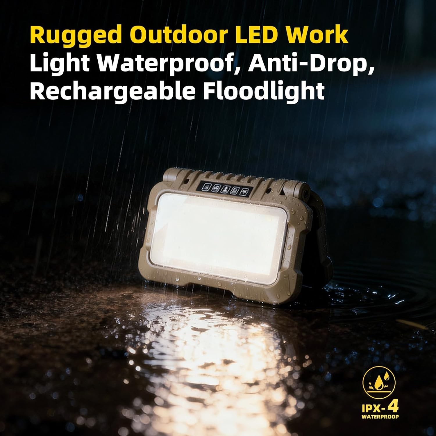 Camping Lantern Flashlight Solar USB Rechargeable LED Light Emergency Lamp