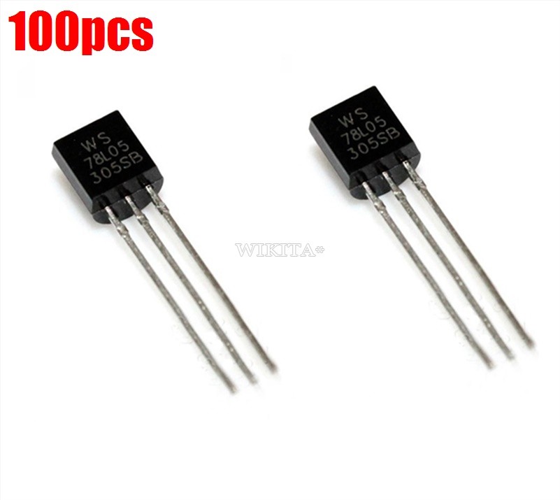 100Pcs Reg Ldo 5V .1A WS78L05 78L05 Ws TO-92 New Ic tb