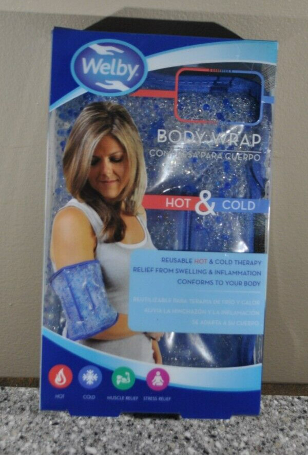Welby Body Wrap Hot & Cold Gel Bead Therapy Wrap New in box