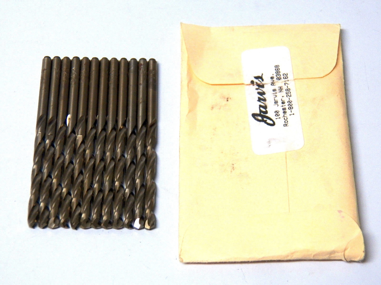 12 Piece Jarvis #27 Type J (1440") Drill Bits - HSCO Cobalt - USA Made ....(C-5)