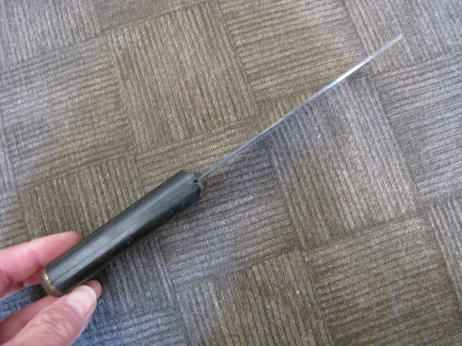 RED DEVIL Broad Knife / Scraper 3" Stiff Slant Blade With Nail Set Handle - USA