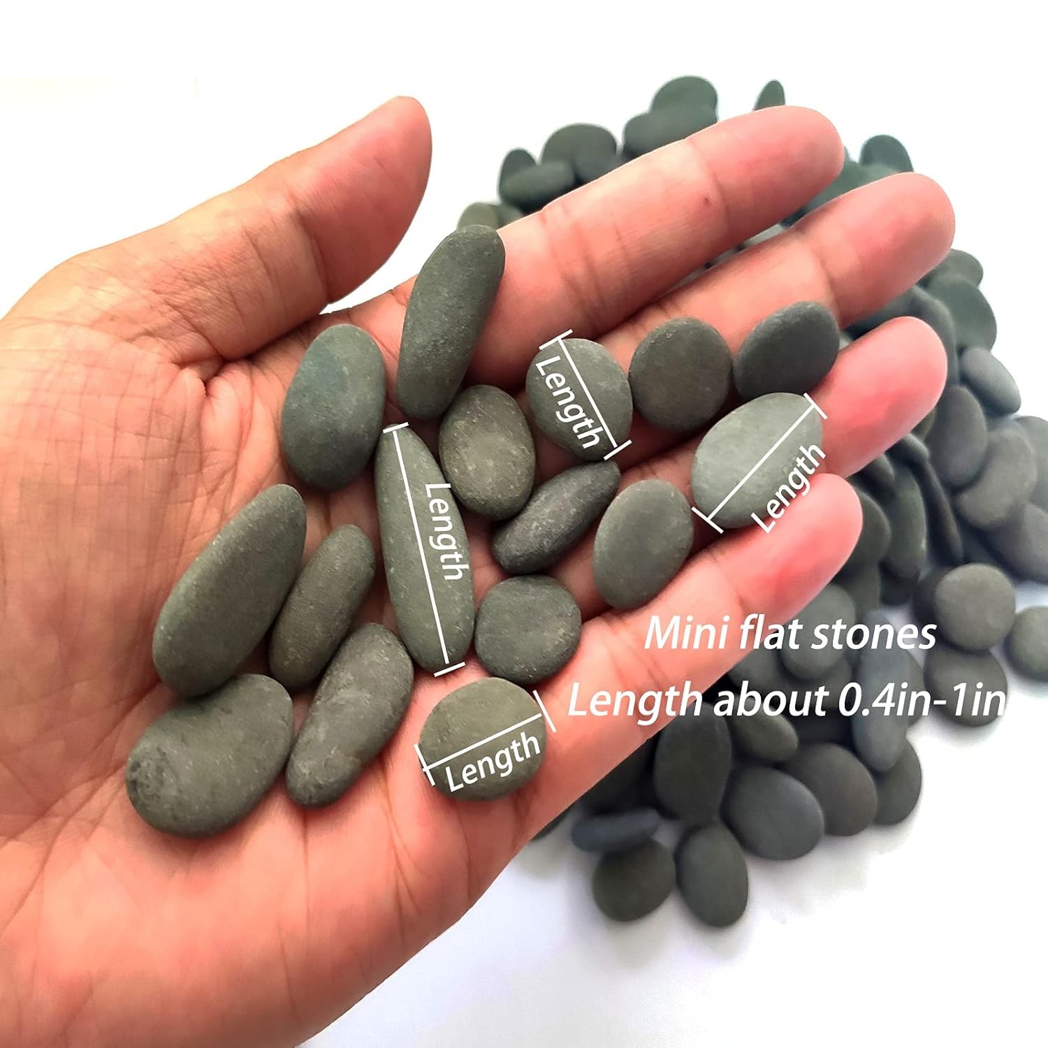 Hand Picked Miniature Painted Rocks, Smooth Pebbles for Craft Petroglyphs