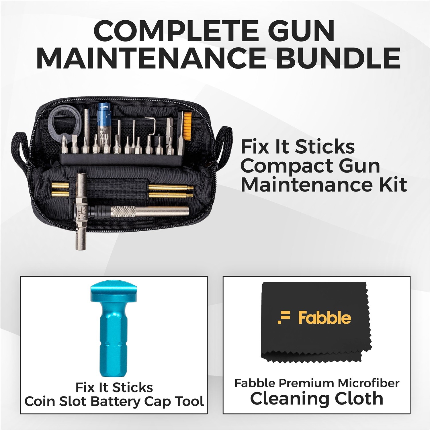 Fix It Sticks Pro Armorer Toolkit Torque Drivers Multi Tool Kit & Accs.