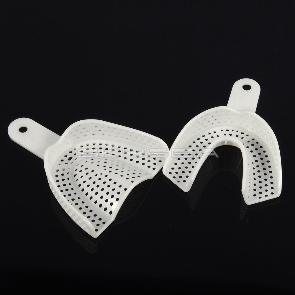 10 pcs Dental Impression Tray Plastic Denture Instruments plastic for teeth