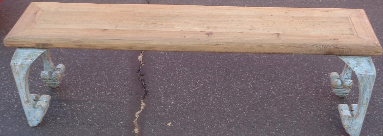 Solid Wood Bench – Great Design Style – VGC – UNIQUE BENCH – READY TO USE