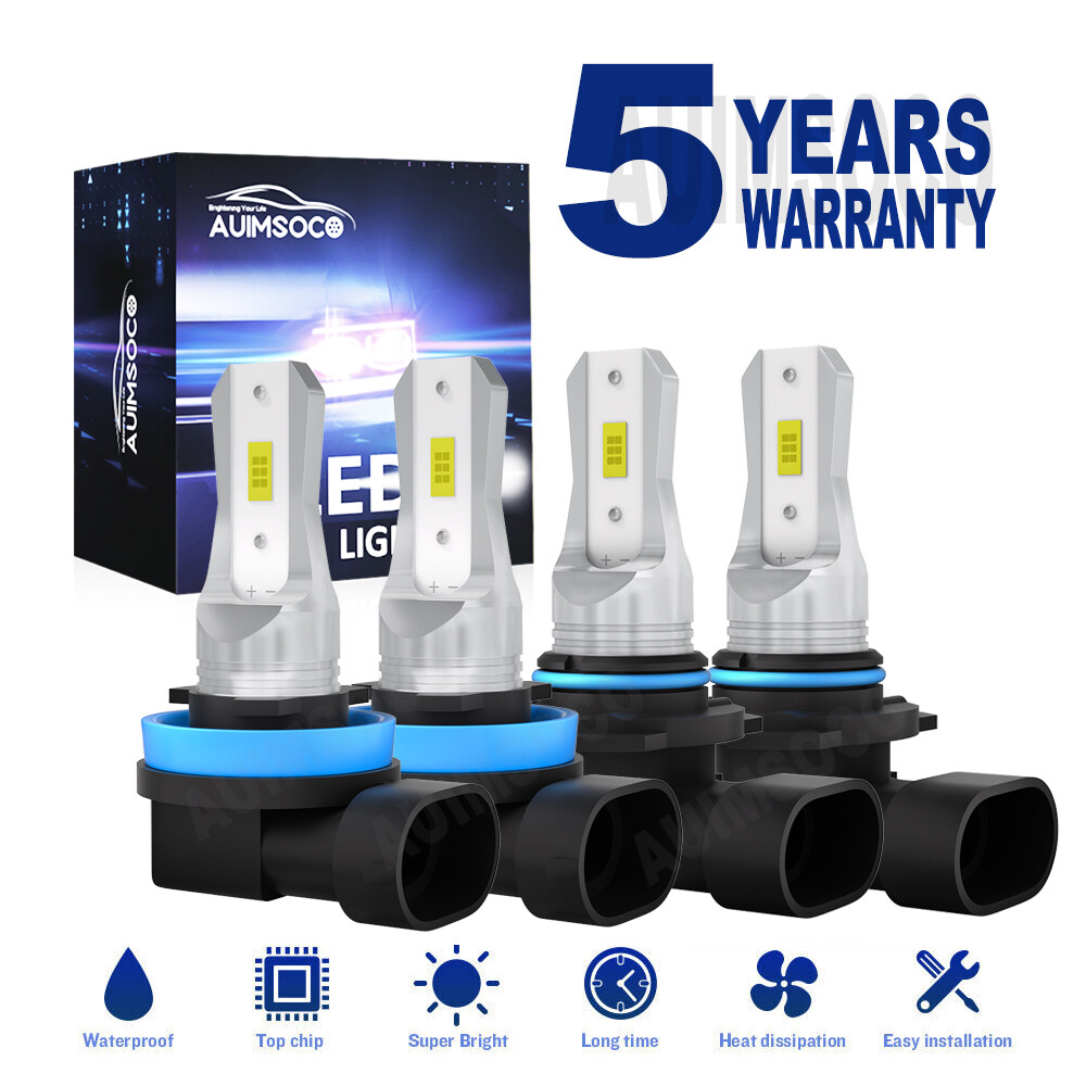 For Peterbilt 579 Base Tractor Truck 2013-2023 LED Headlight High Low Bulbs Kit