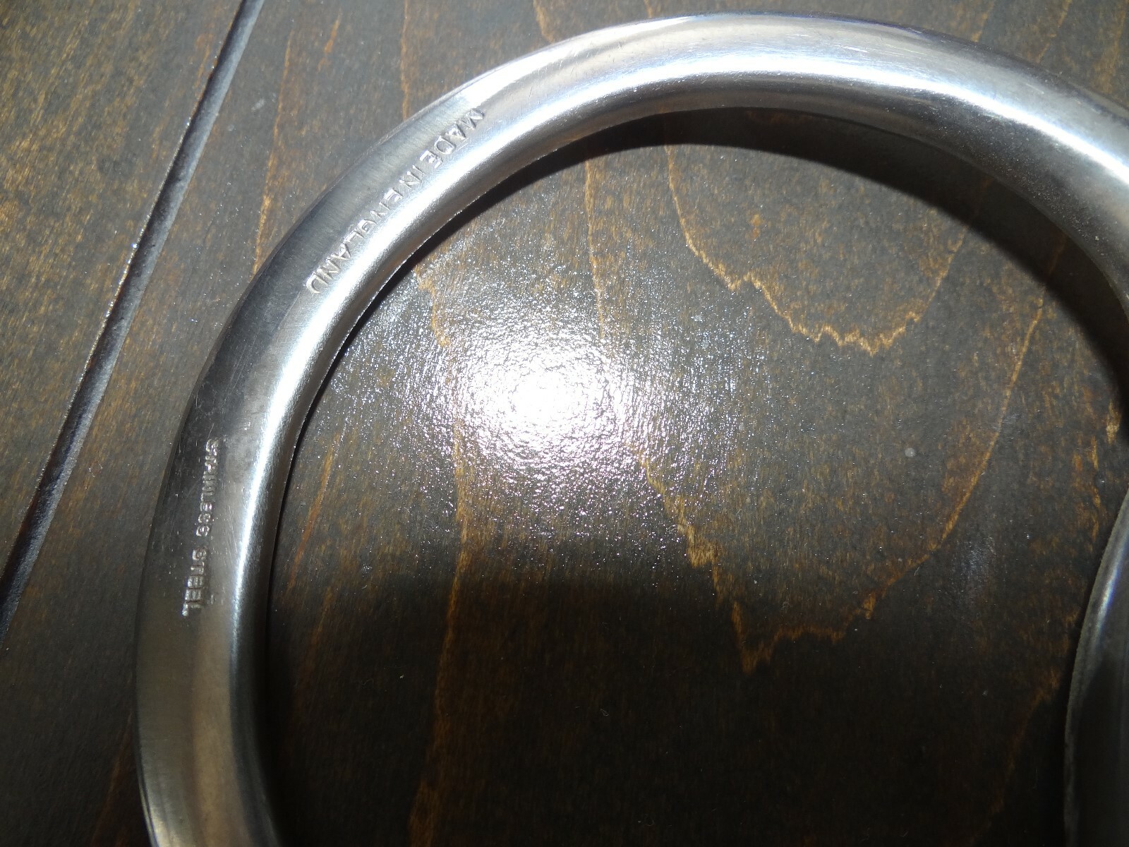 4 1/2" Stainless Steel Eggbutt Snaffle bit Matthew Harvey & Co Ltd