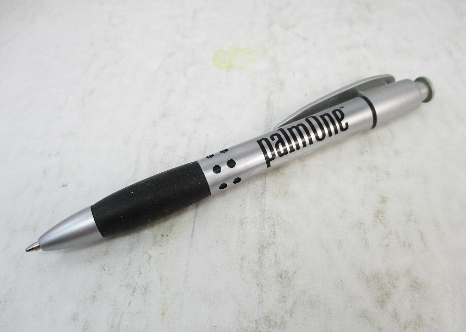 PalmOne PDA Personal Digital Assistant Logo Silver Ballpoint Pen