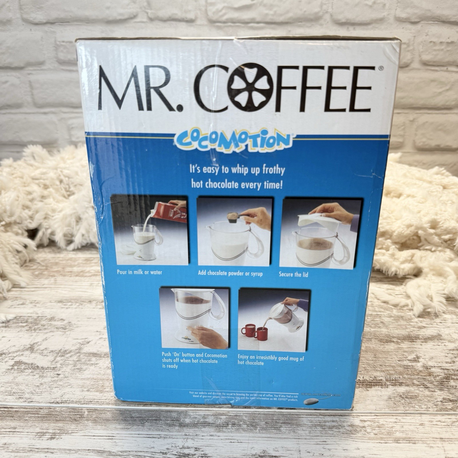 Mr. Coffee Coco Motion Automatic Hot Chocolate Maker 4 Cup HC4 NEW