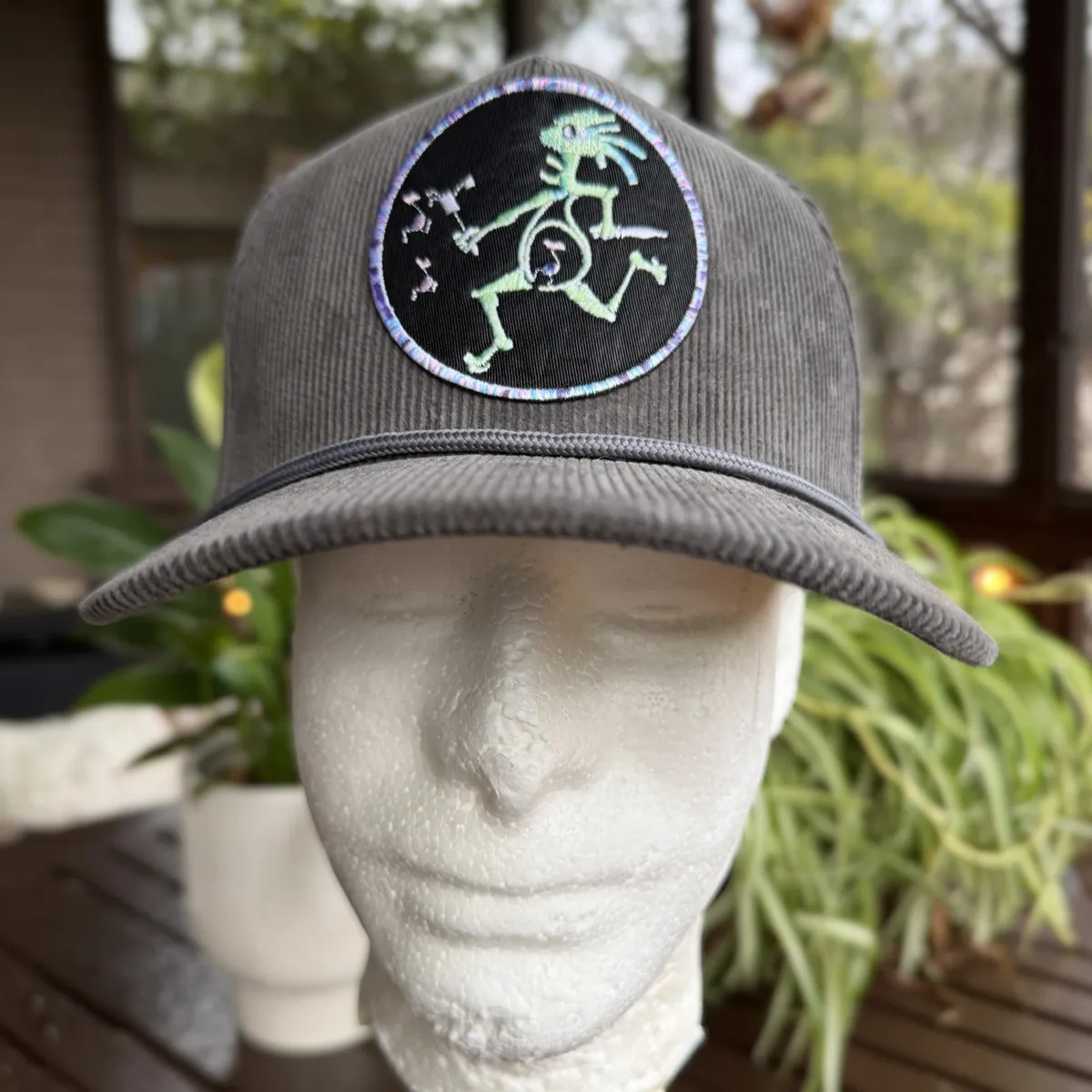 Widesread Panic "Green Note Eater" Cord Rope Hat - Gray