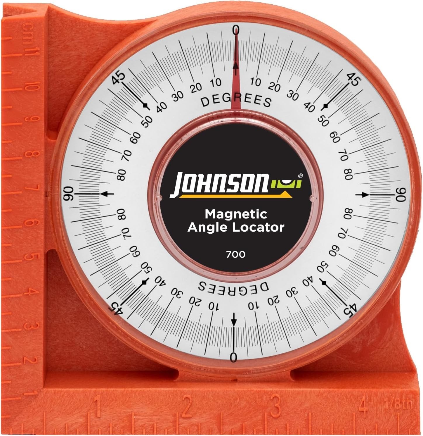 Johnson Level & Tool 700 Magnetic Angle Locator, Orange