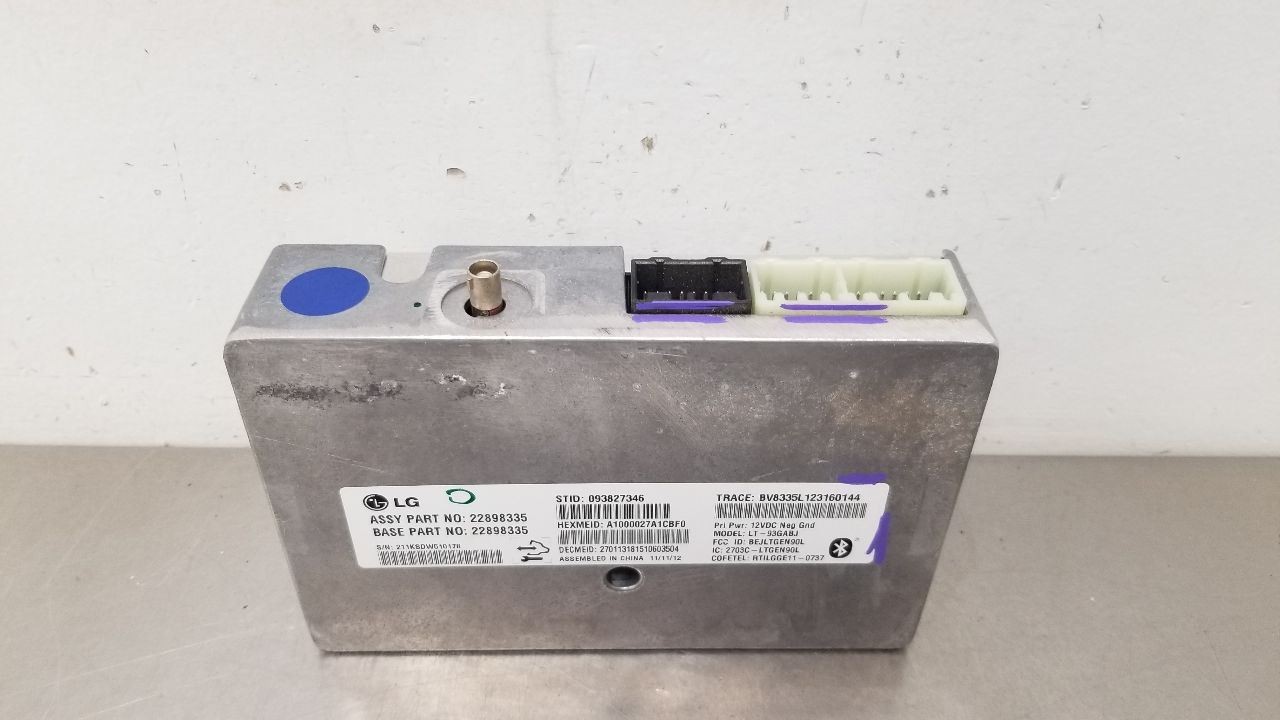 13 CHEVY SILVERADO 3500 PICKUP COMMUNICATION ONSTAR CONTROL MODULE 22898335