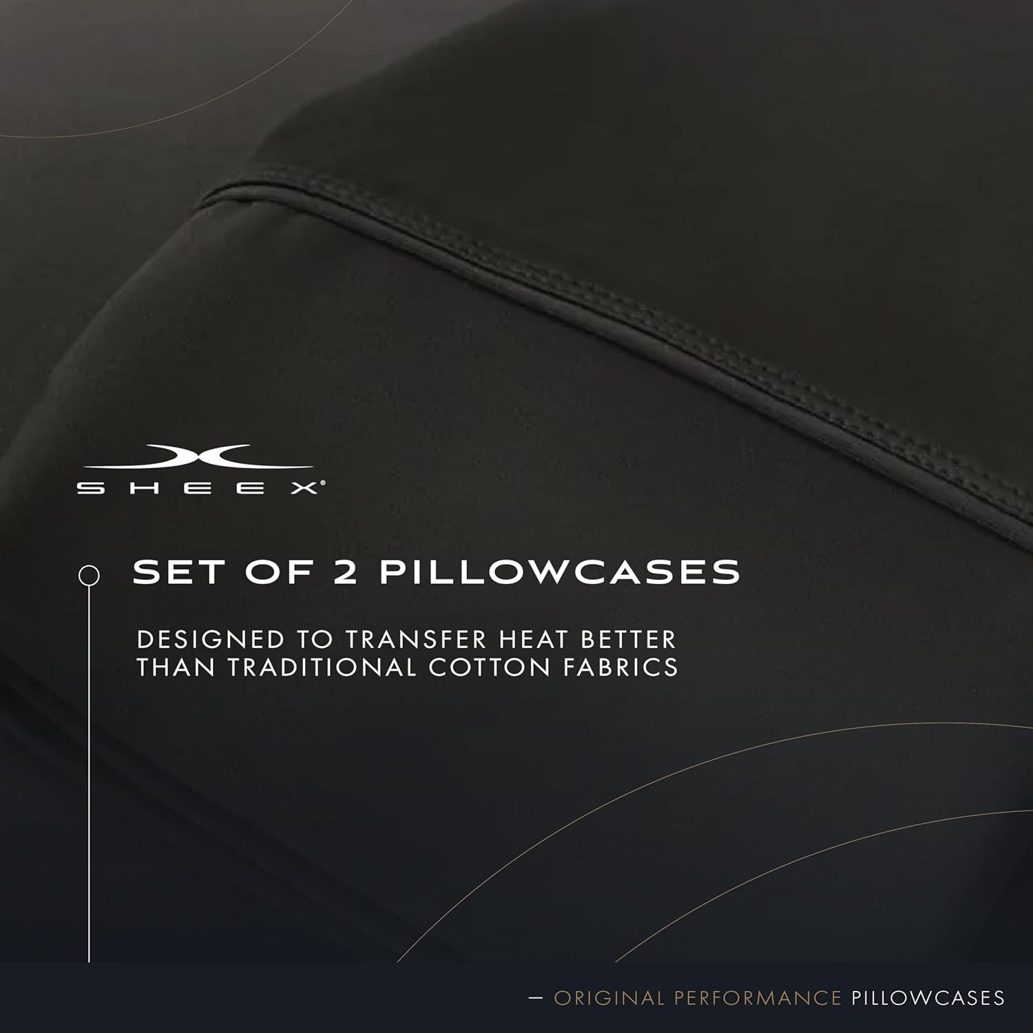 Ultra-Soft Cooling Pillow Case Set - 2 Standard Covers in Pearl Blue