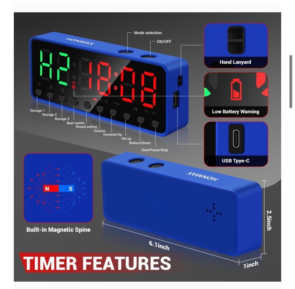 Honmax 8800 Interval Fitness Timer