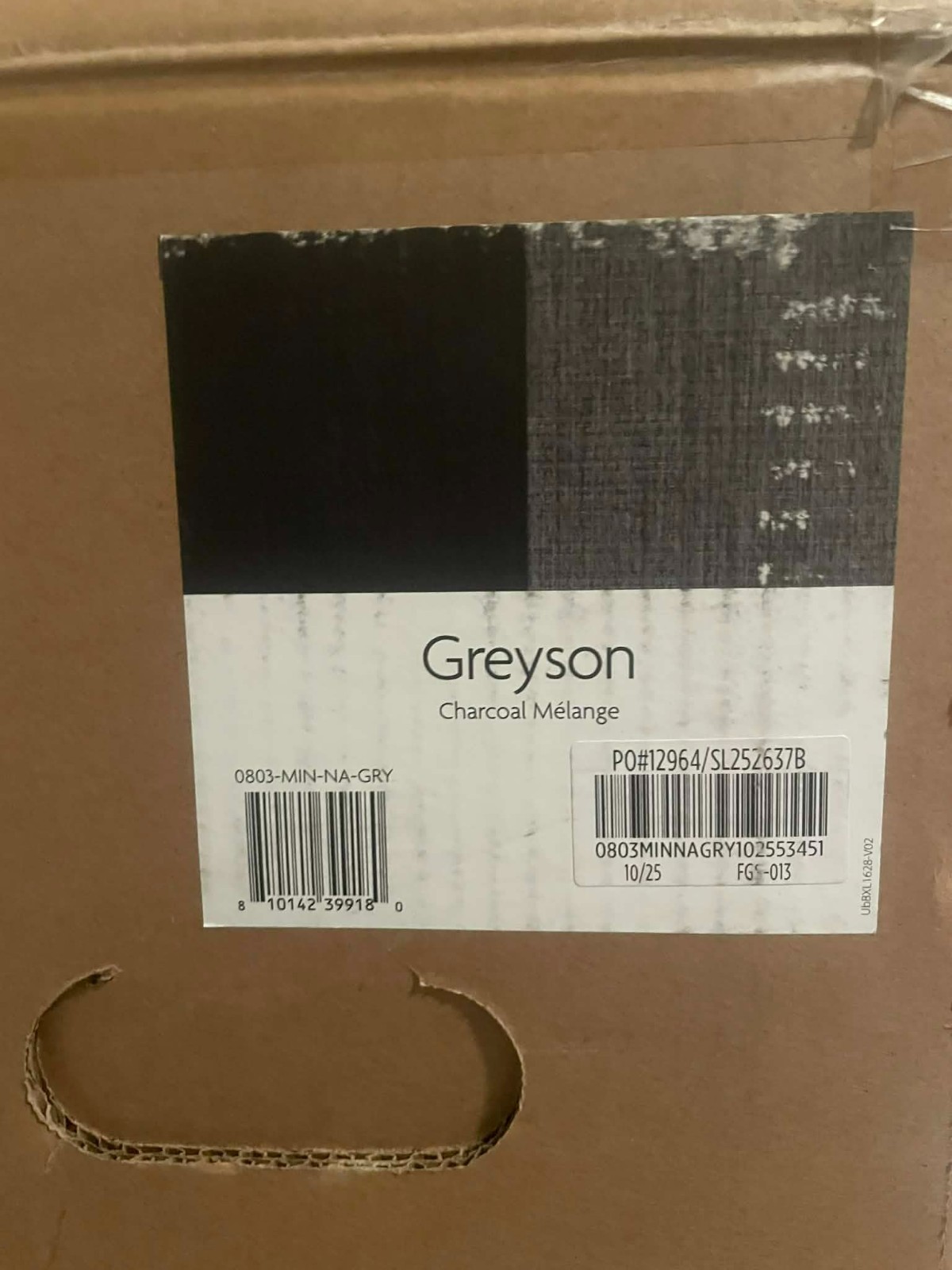 Uppababy Minu V3 Stroller, Greyson. NEW
