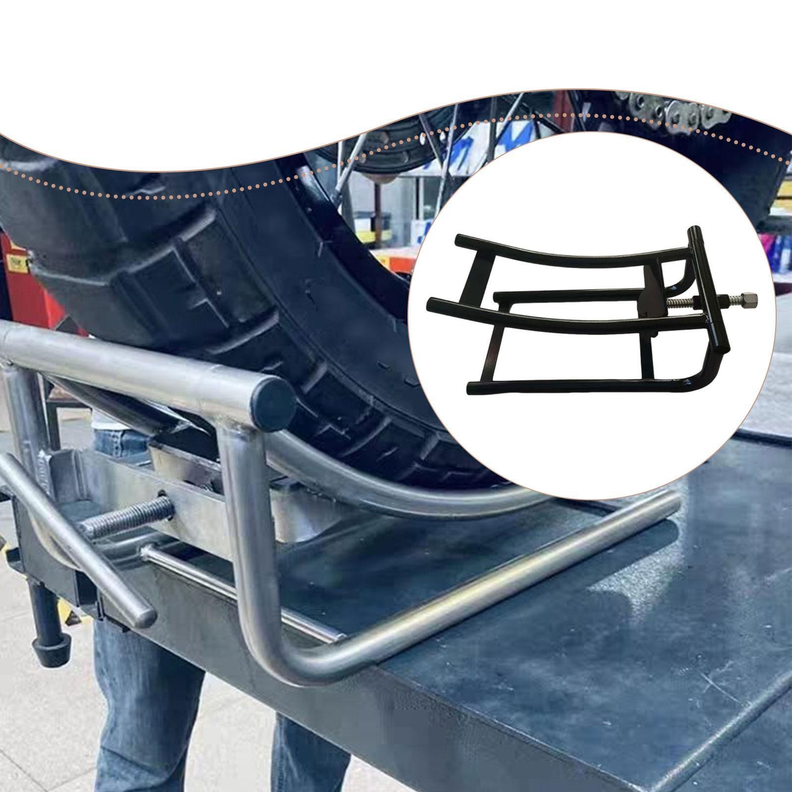 Motorcycle Tire Installation Assistance Tool Height Adjustable Lifting Frame