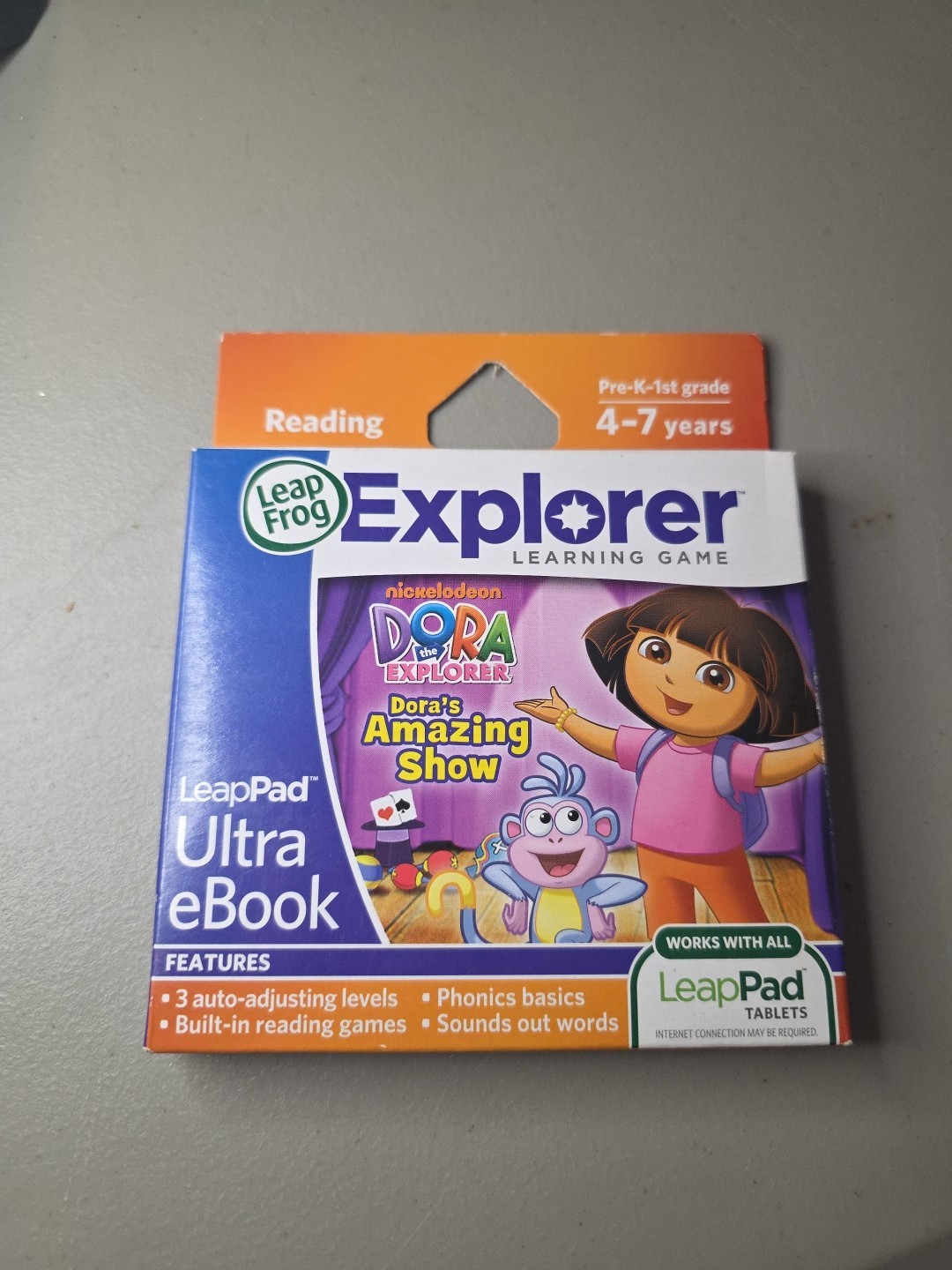 LeapFrog LeapPad Explorer: Dora the Explorer Ultra eBook, LeapPad 1 2 3 Ulti NEW