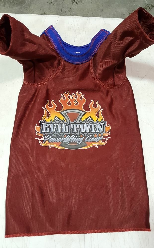 Evil Twin PSYCHO Bench press Shirt By Titan Support Systems 1 ply