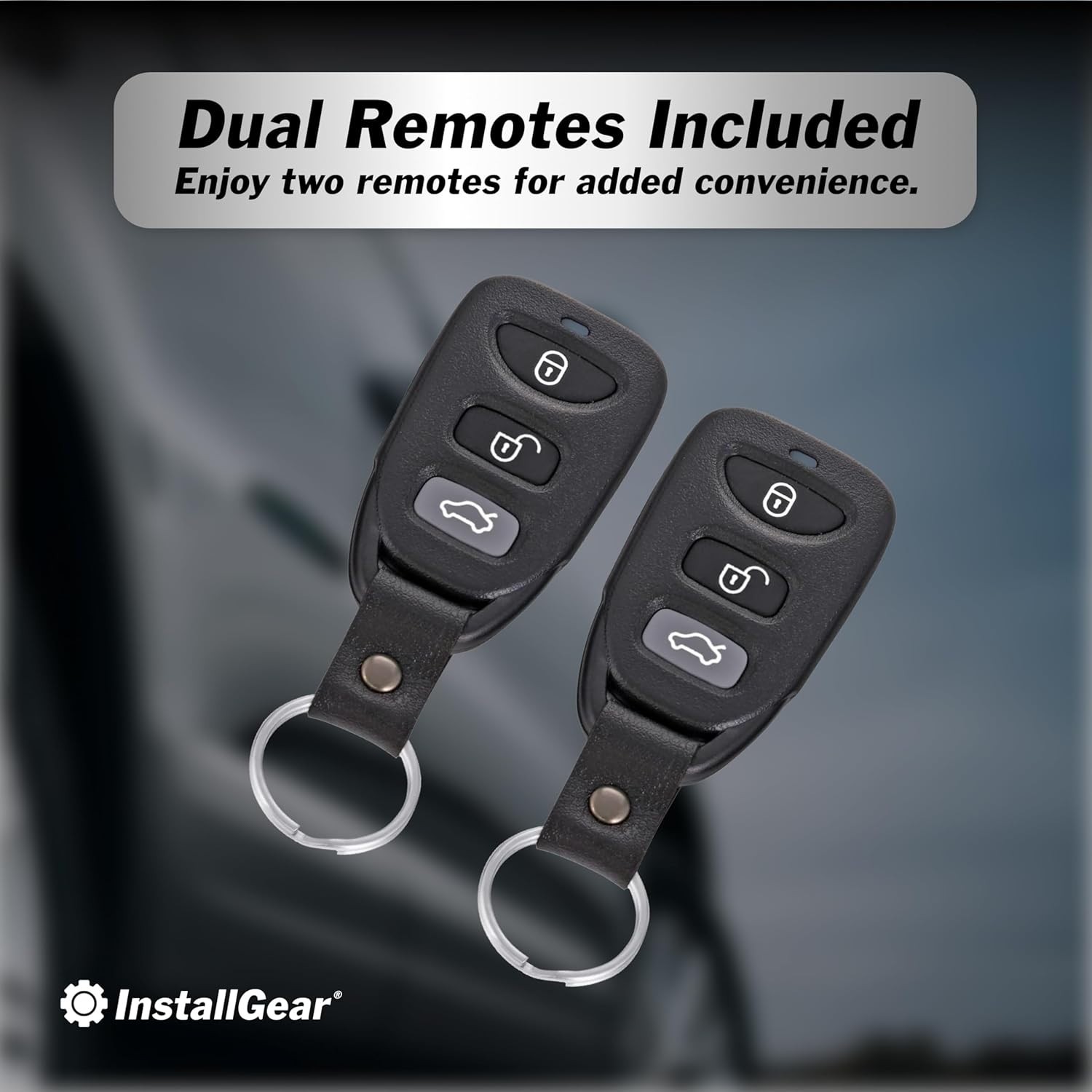 2-Button Remote Keyless Entry System with Visual Lock Confirmation & Actuators