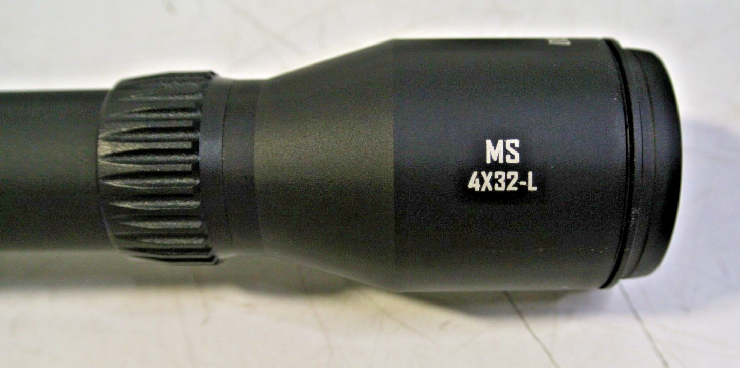 MS 4x32 Compact Rifle Scope, Shockproof Mil-dot Reticle Scope for Spring Piston