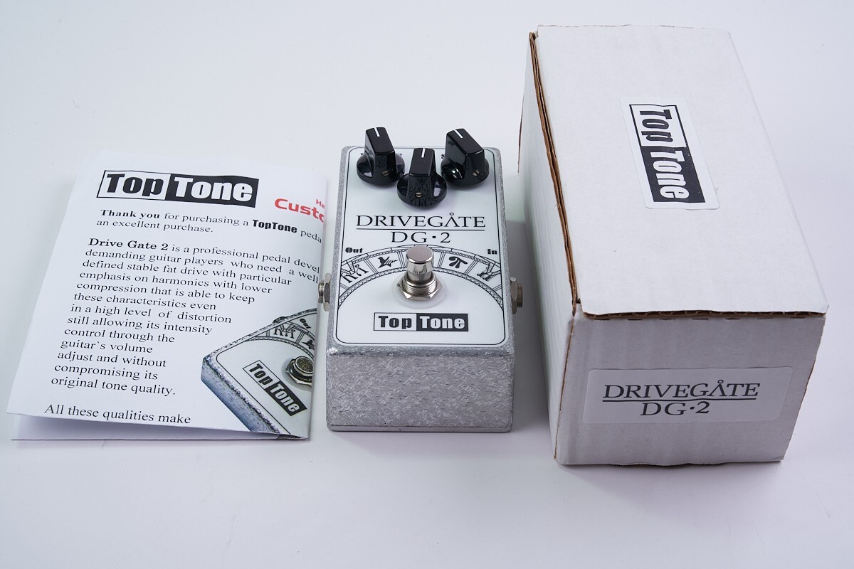 Top Tone DriveGate DG-2 - Boutique Fuzz, Overdrive, Distortion, Tone Thickening!