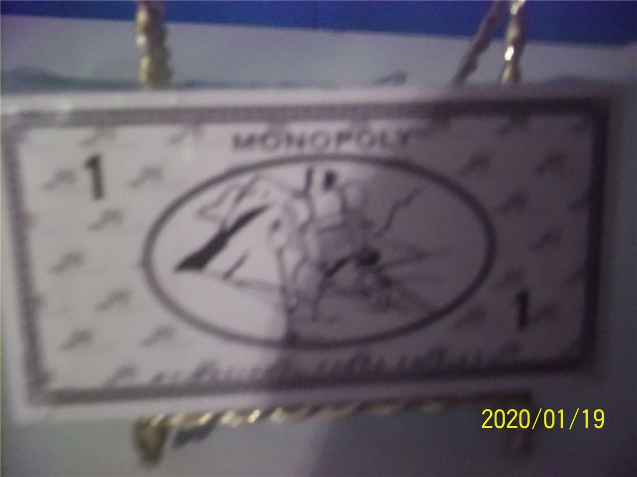 new in package monopoly national parks edition cash package opened on one corner