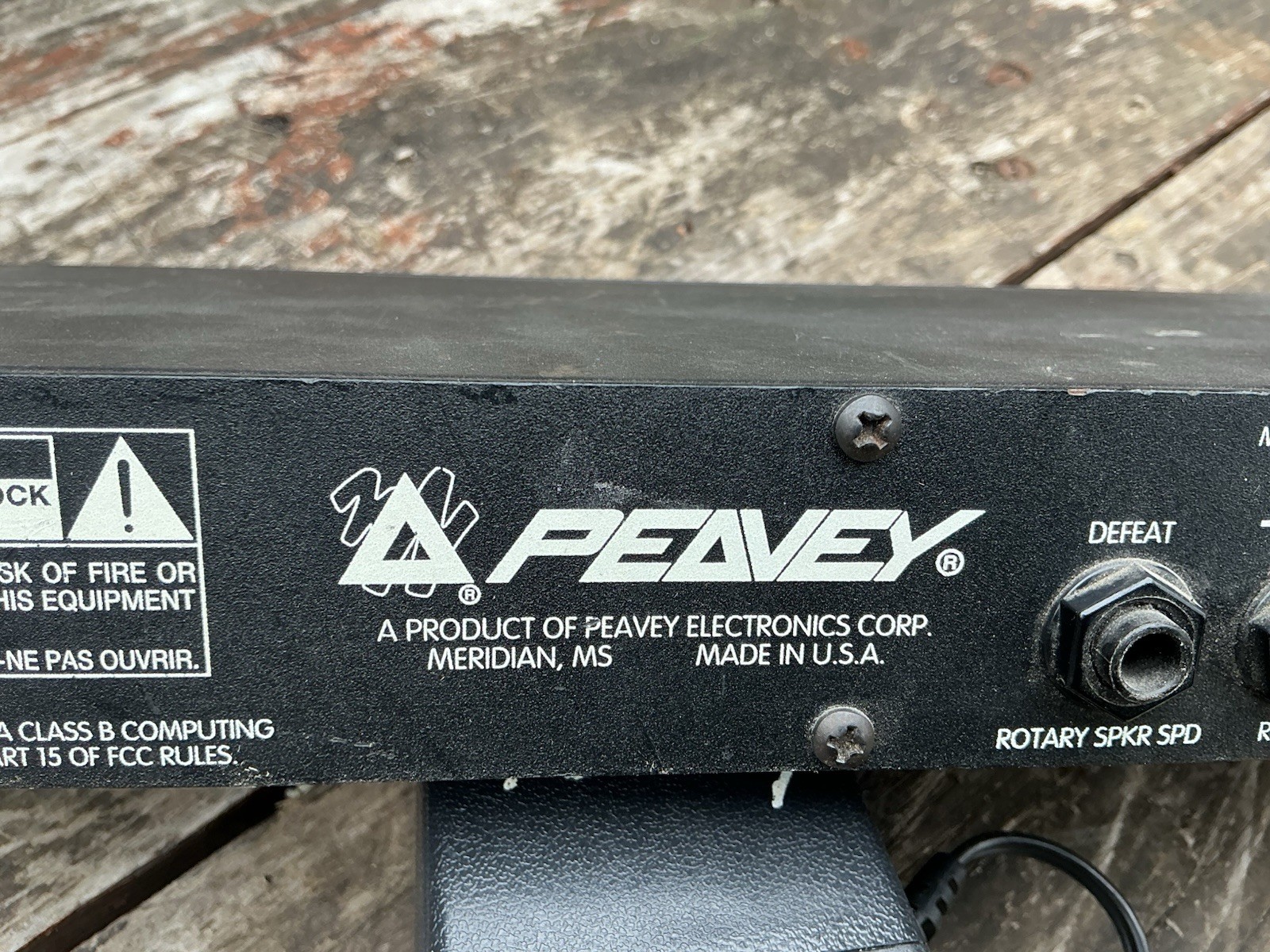 Peavey Deltafex W/O Digital Rackmount Effects Processor & Power Supply TESTED