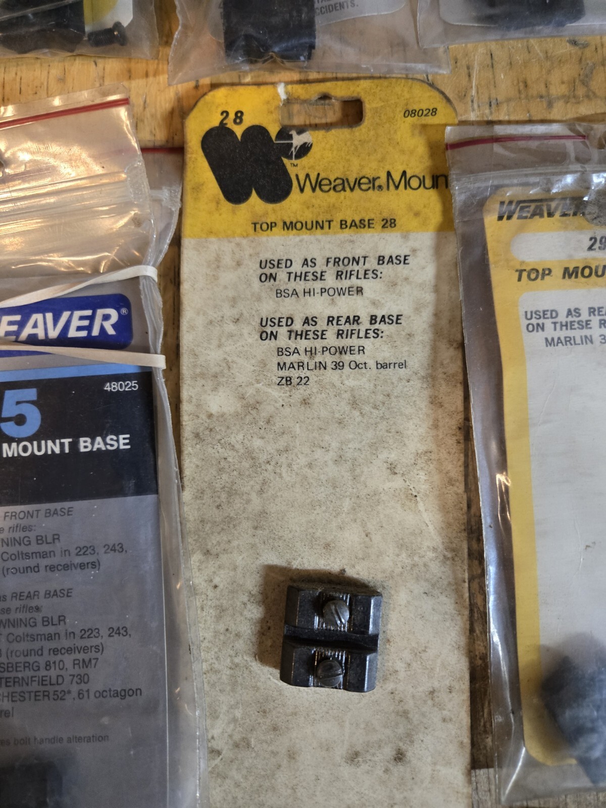 (1) weaver scope mount bases #12-46 (sold individually)