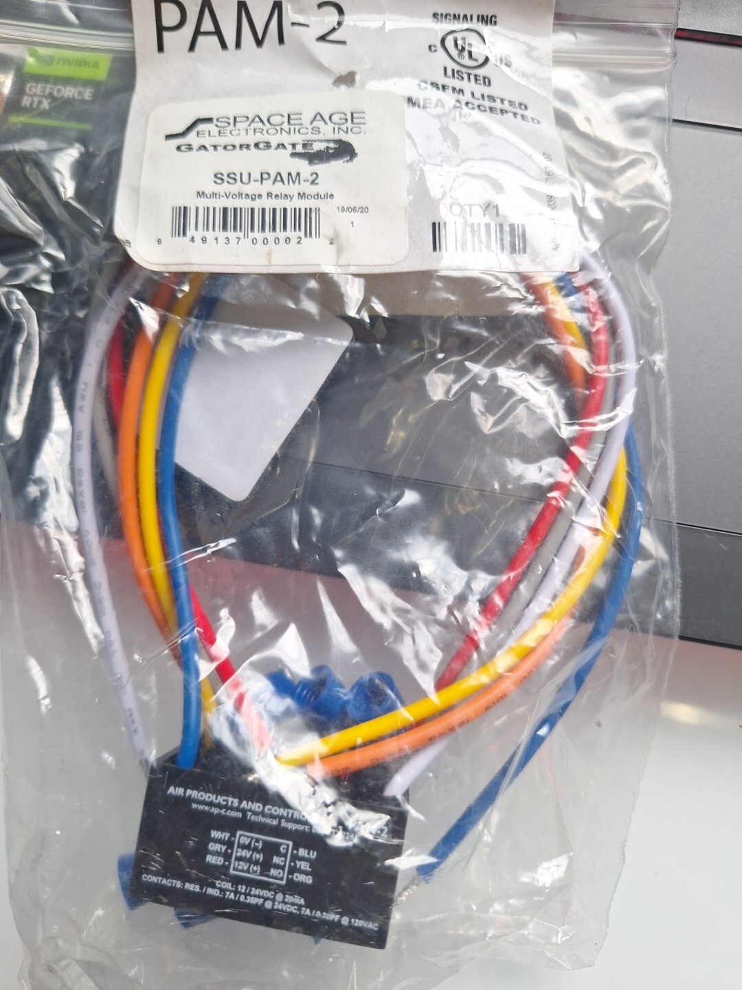 Space Age SSU PAM-2 Gatorgate -2 Muti-Voltage Relay Module