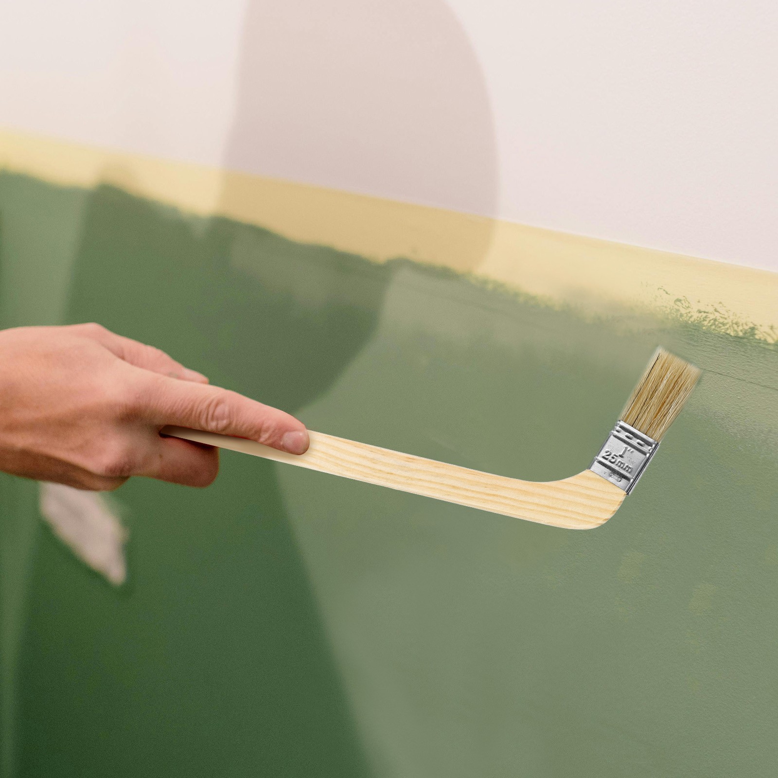 2Pcs Paint Brush 2" Reusable Variety Angle Bend Brushes Radiator Paint