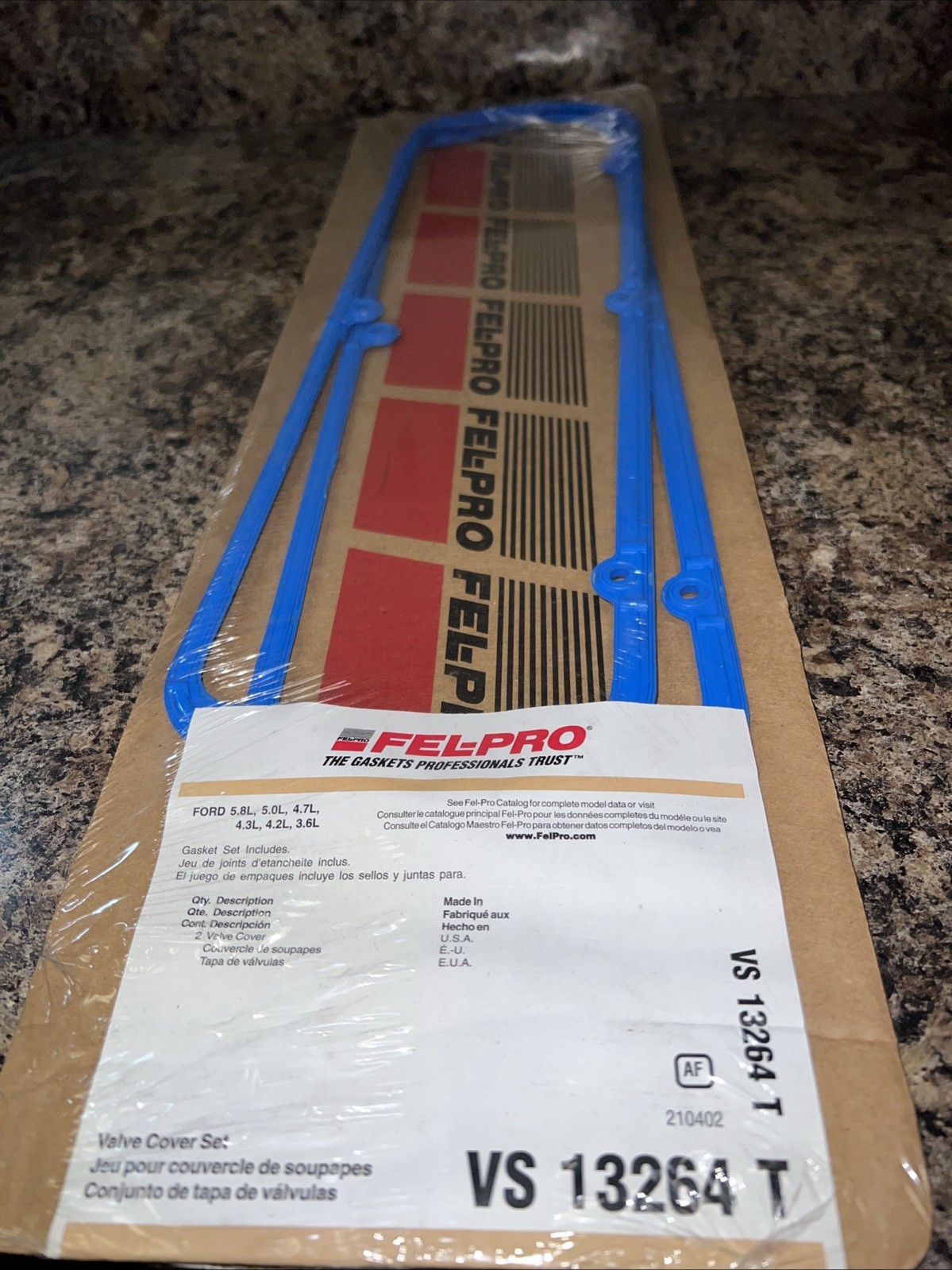 FEL-PRO VS 13264 T Valve Cover Gasket Set! Free Shipping!