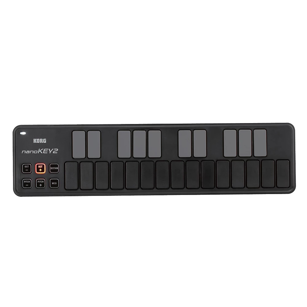 KORG nanoKEY2 SlimLine USB Keyboard Controller Black