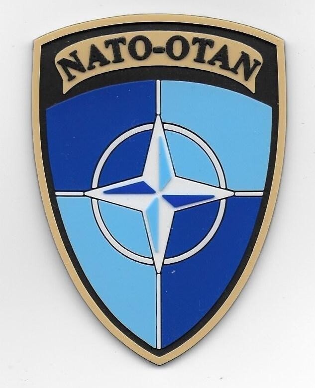 RARE NATO-OTAN (NATO) PVC SEW-ON PATCH...