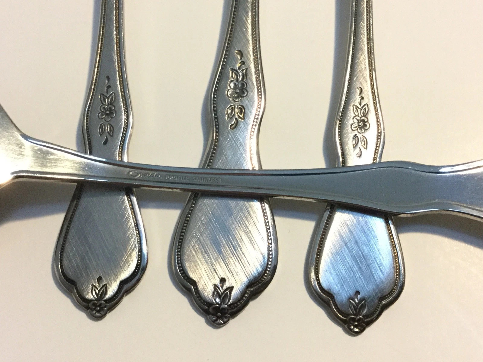 * ONEIDA - MORNING BLOSSOM - PROFILE - YOUR CHOICE - STAINLESS FLATWARE * EUC