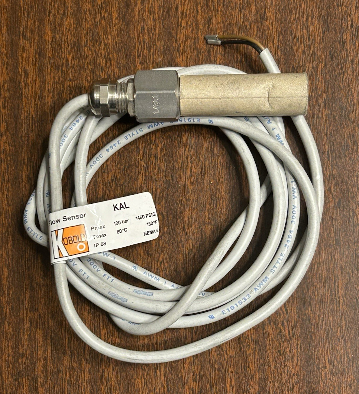 Kobold Flow Sensor KAL 1.4301, NEW