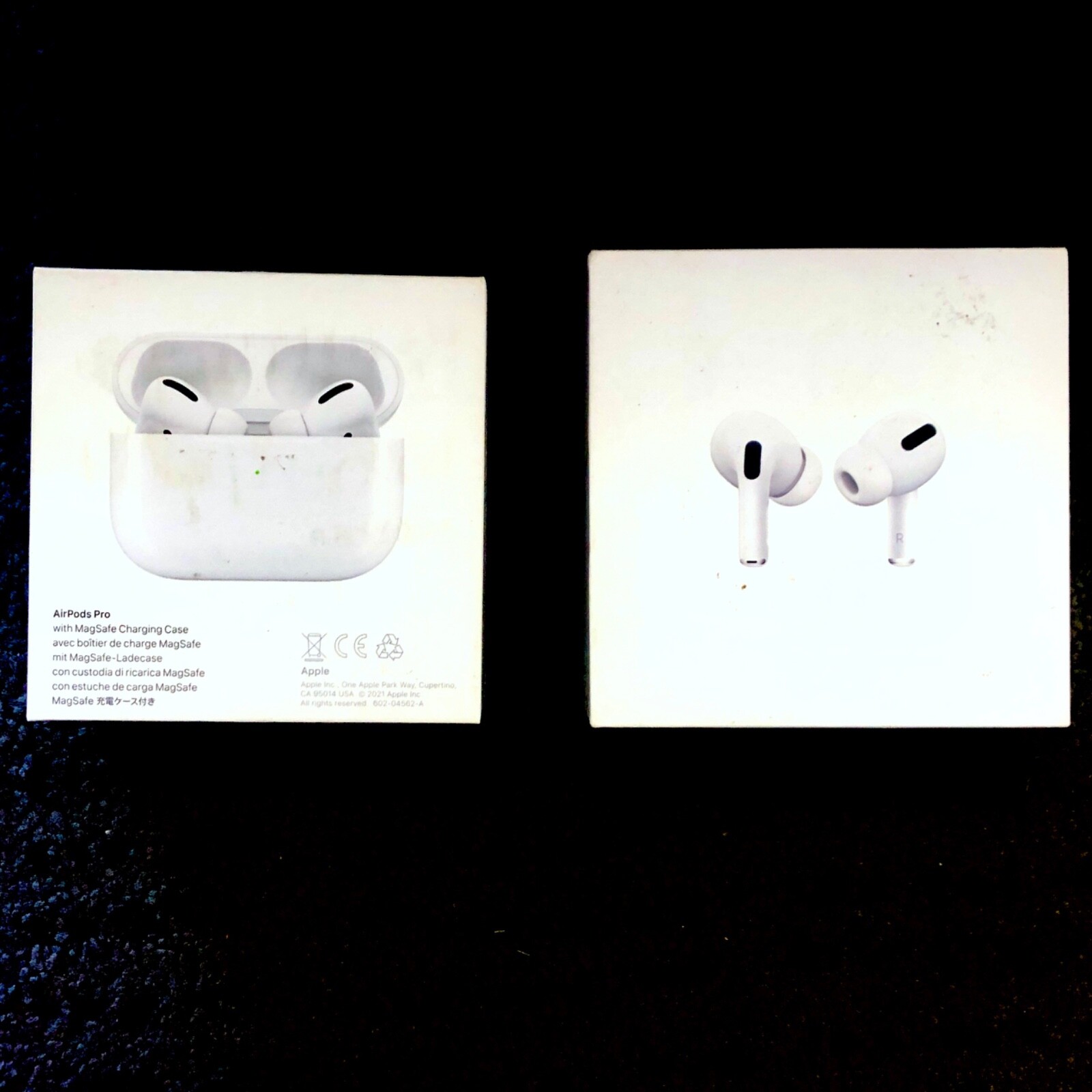Apple AirPods Pro 1st Generation MLWK3AM/A - REPLACEMENT BOX CABLE EAR TIPS ONLY